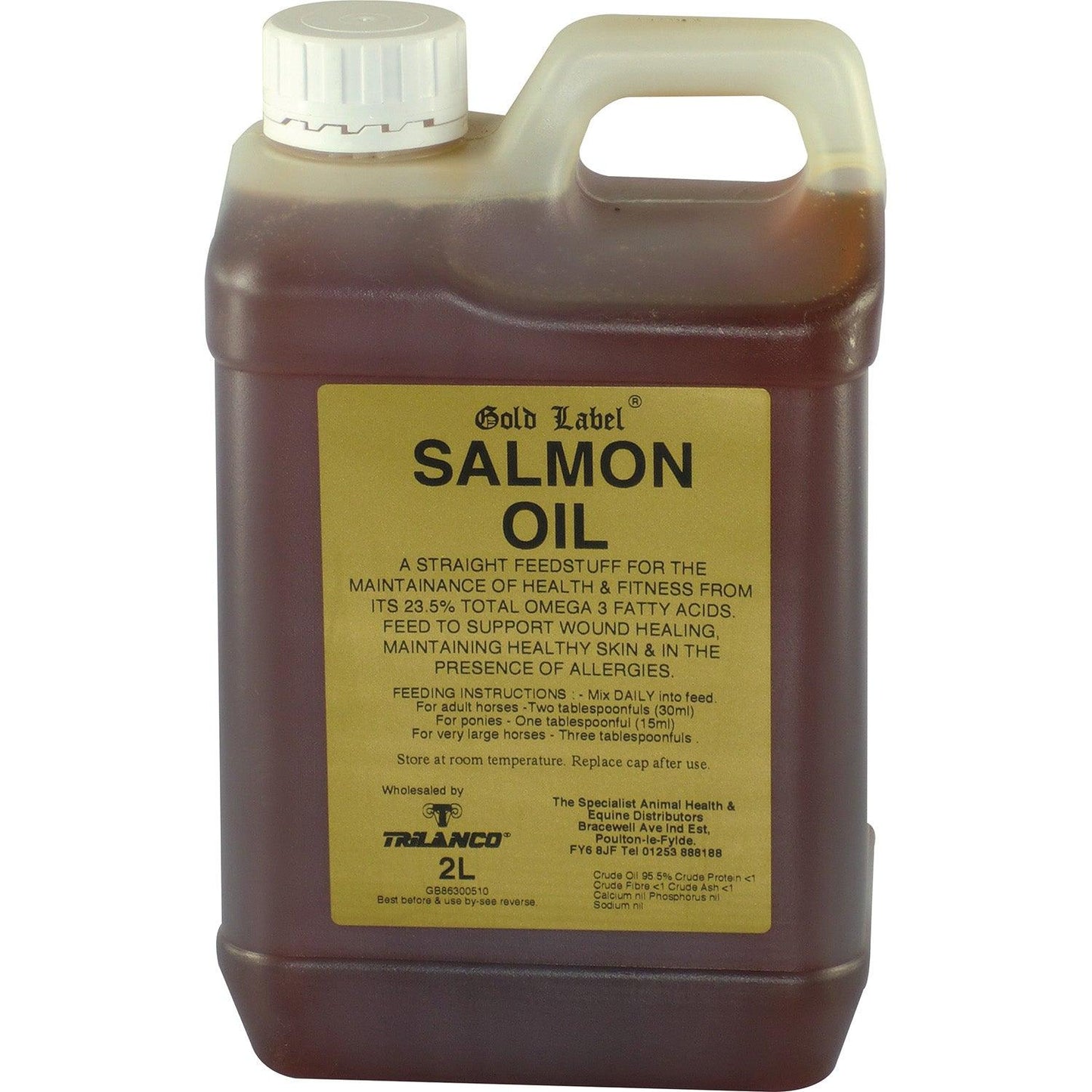 Gold Label Salmon Oil 2Ltr - Ormskirk Pets