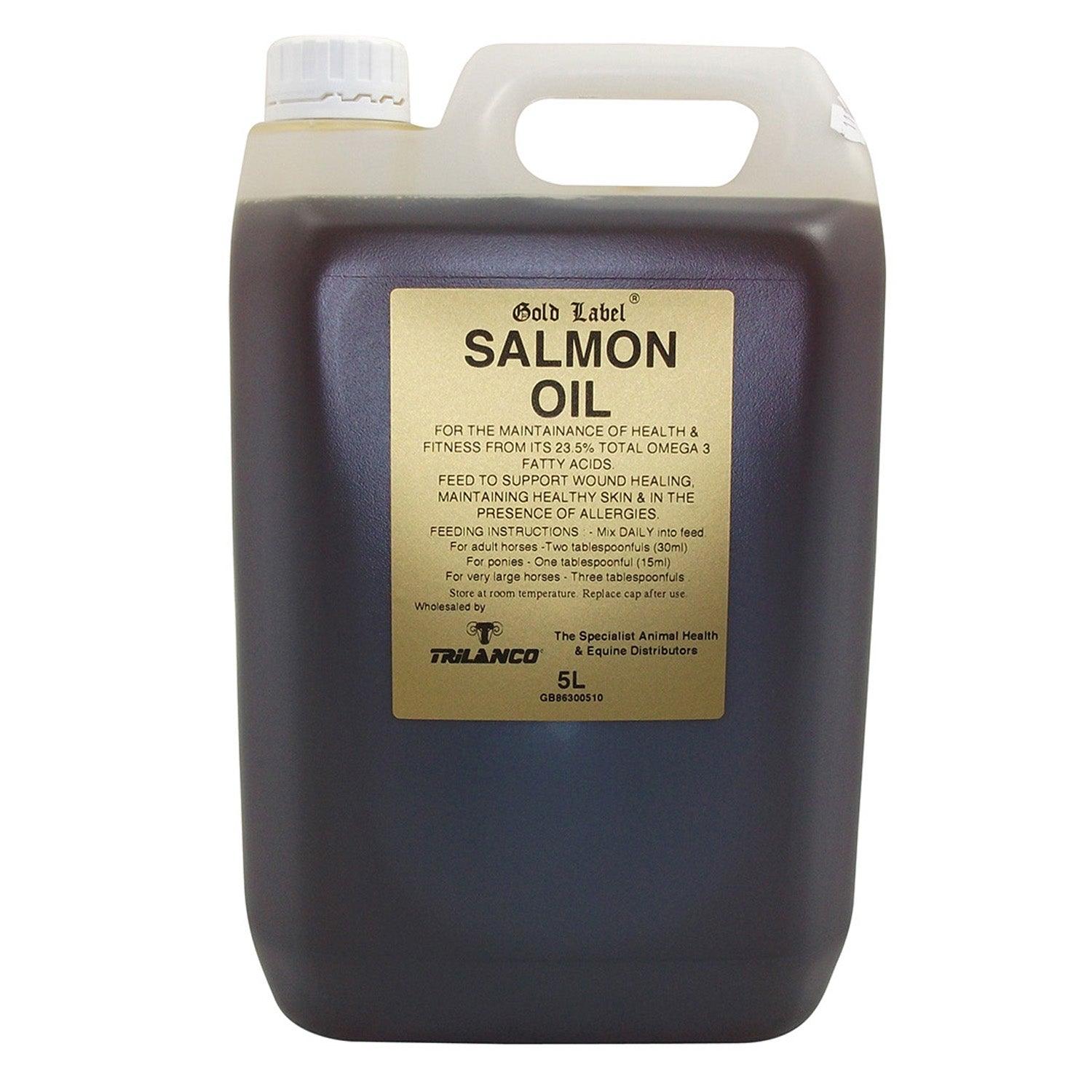 Gold Label Salmon Oil 5Ltr - Ormskirk Pets