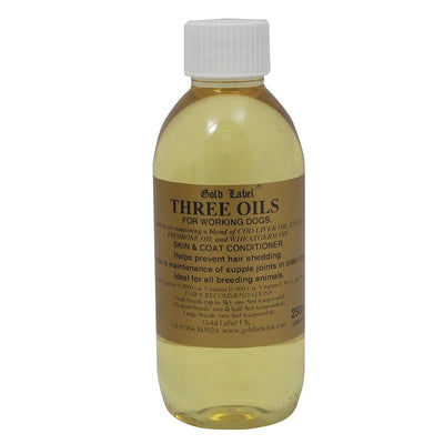 Gold Label Canine Three Oils 250Ml - Ormskirk Pets