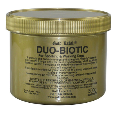 Gold Label Canine Duo-Biotic 300G - Ormskirk Pets