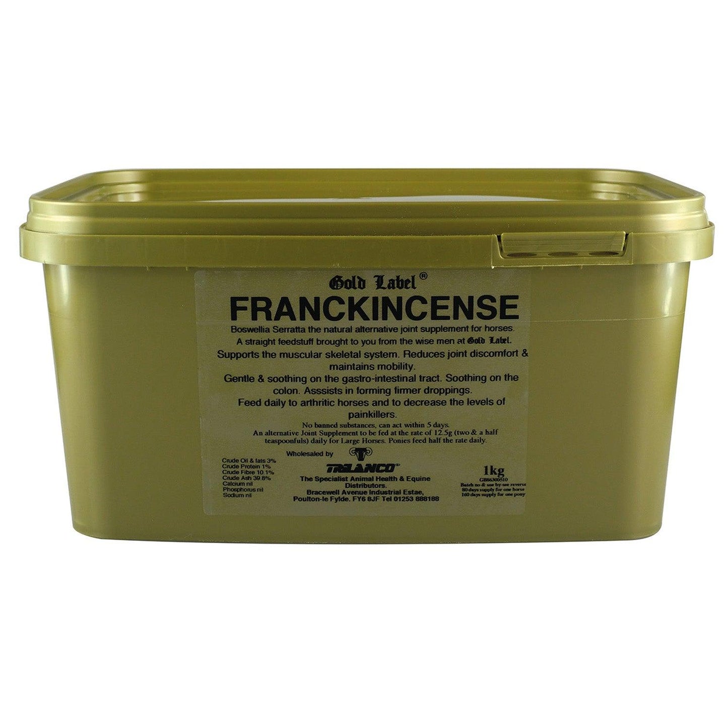 Gold Label Franckincense 1Kg - Ormskirk Pets