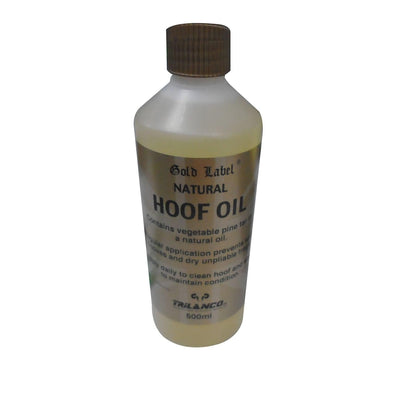 Gold Label Hoof Oil Natural 500ml - Ormskirk Pets