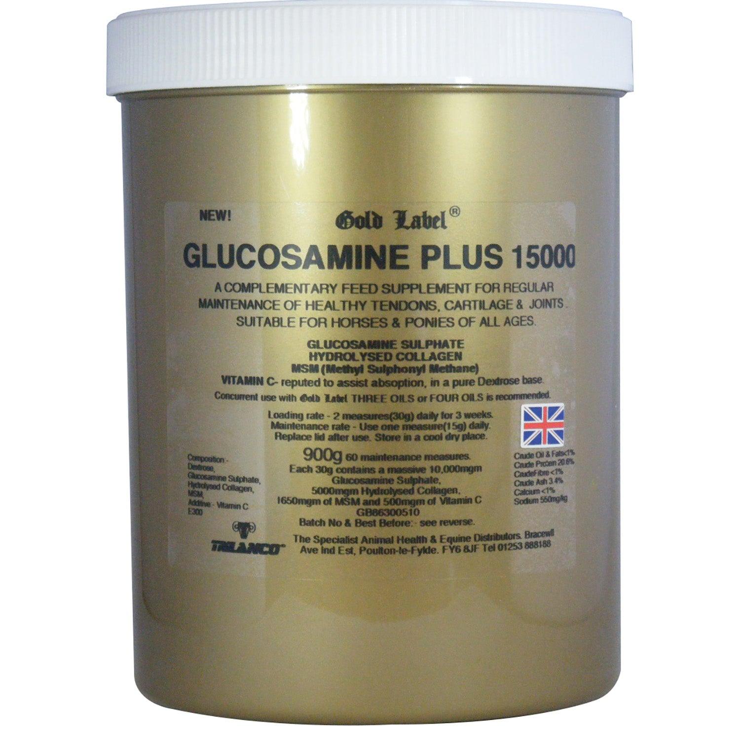 Gold Label Glucosamine Plus 15000 900G - Ormskirk Pets