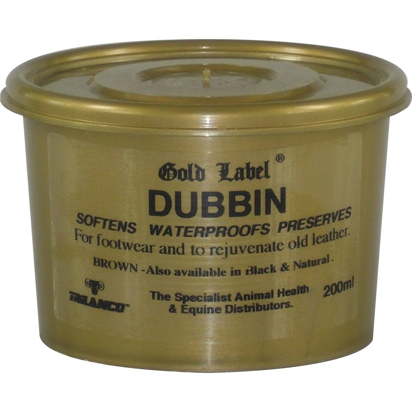 Gold Label Dubbin Brown X 200g - Ormskirk Pets