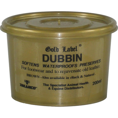 Gold Label Dubbin Brown X 200g - Ormskirk Pets