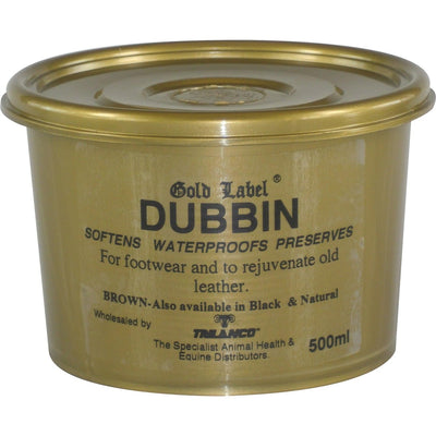 Gold Label Dubbin Brown X 500g - Ormskirk Pets