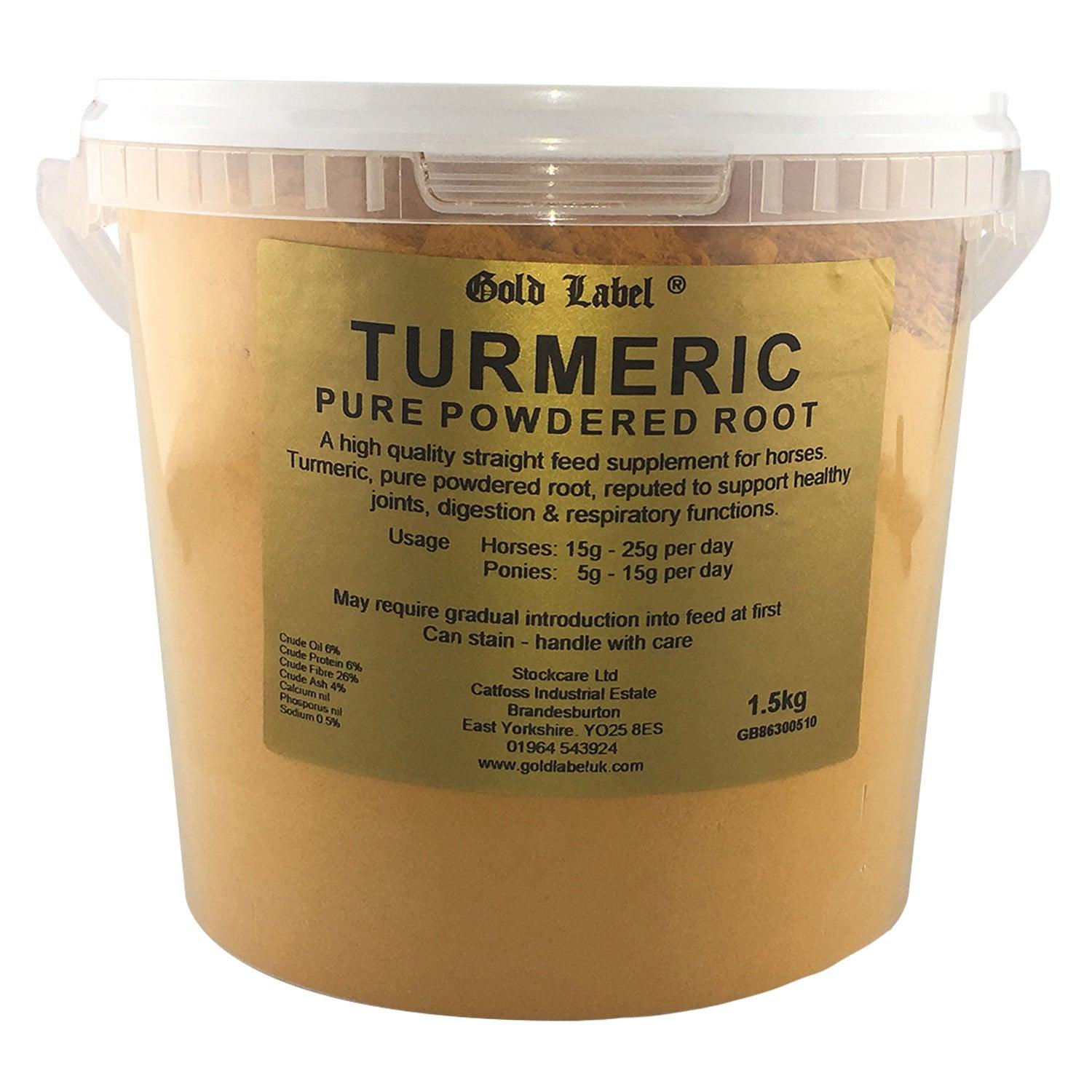 Gold Label Turmeric 1.5Kg - Ormskirk Pets