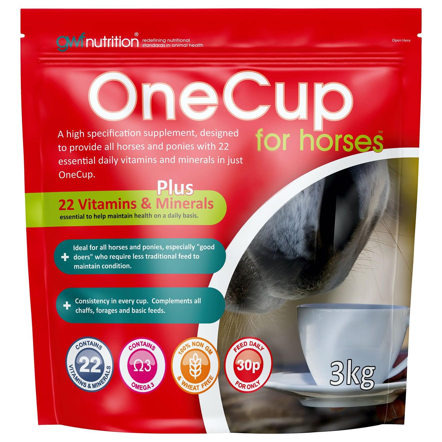 Gwf Onecup For Horses 3Kg - Ormskirk Pets