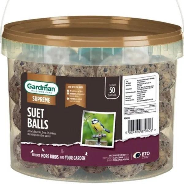 Gardman Supreme Suet Balls - 50 Tub