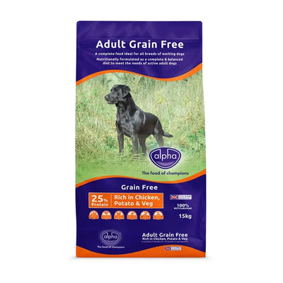 Alpha Grain Free Chicken 15kg VAT FREE