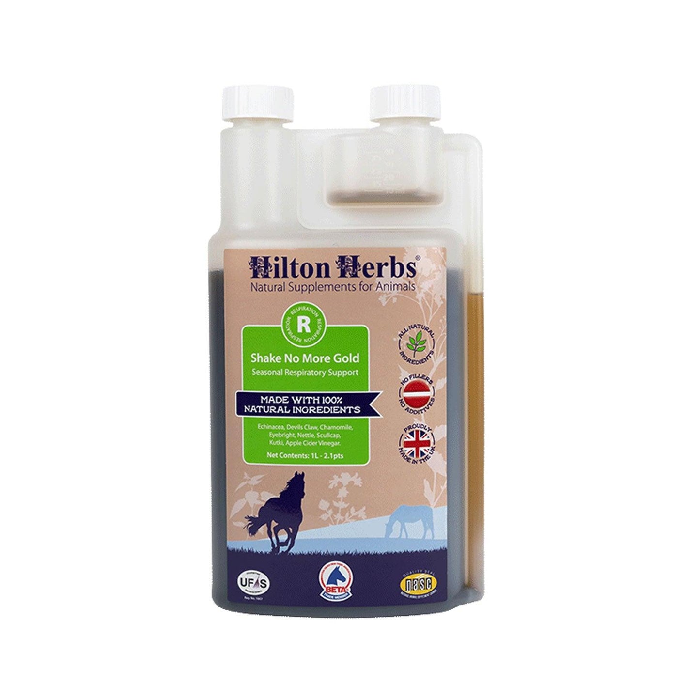 Hilton Herbs Shake No More Gold 1Ltr - Ormskirk Pets