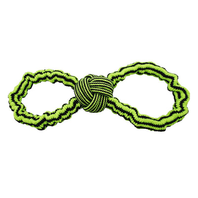 Jolly Pets Gentle Tug Rope Toy Small/Medium Green/Black - Ormskirk Pets