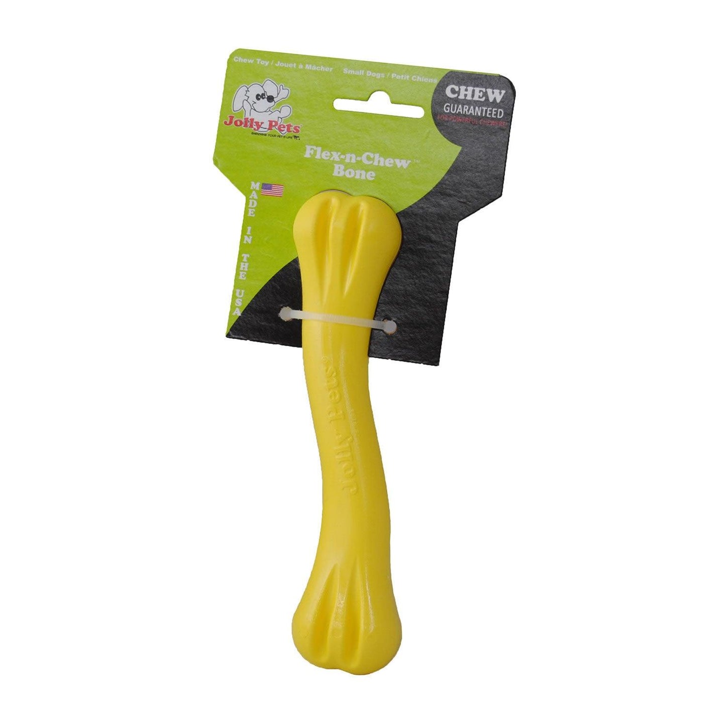 Jolly Pets Flex-N-Chew Jolly Bone Small Yellow - Ormskirk Pets