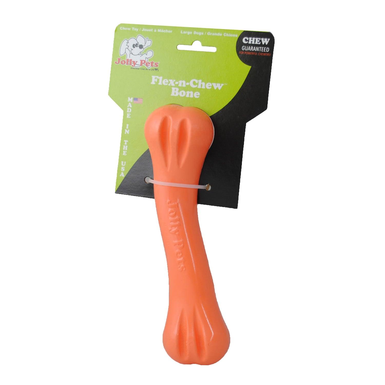 Jolly Pets Flex-N-Chew Jolly Bone Large Orange - Ormskirk Pets