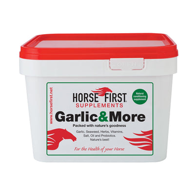 HORSE FIRST GARLIC & MORE  4 KG