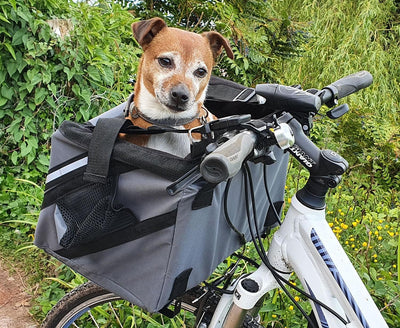 Henry Wag Pet Panier Bike Seat Grey - Ormskirk Pets