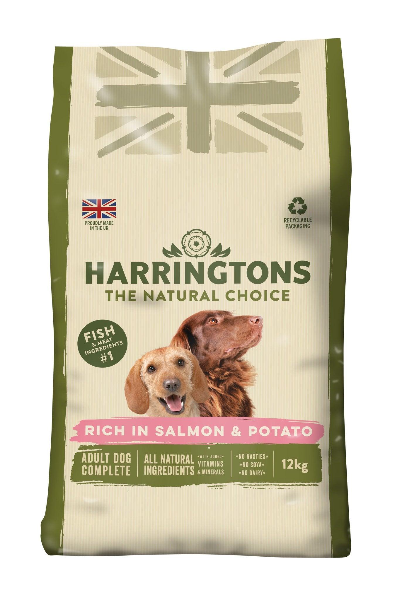 Harringtons Dog Salmon & Potato, 12kg - Ormskirk Pets