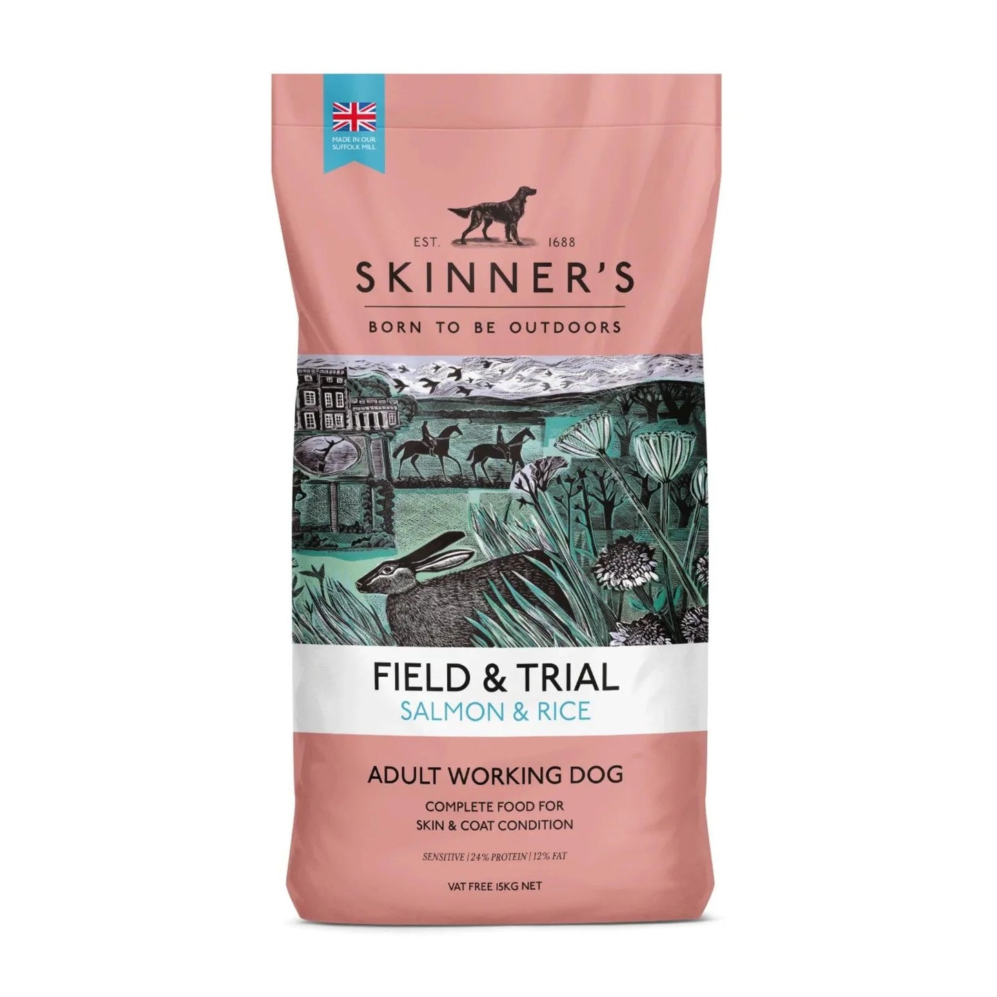 Skinner's Field & Trial Salmon & Rice Hypoallergenic 2.5kg - Ormskirk Pets