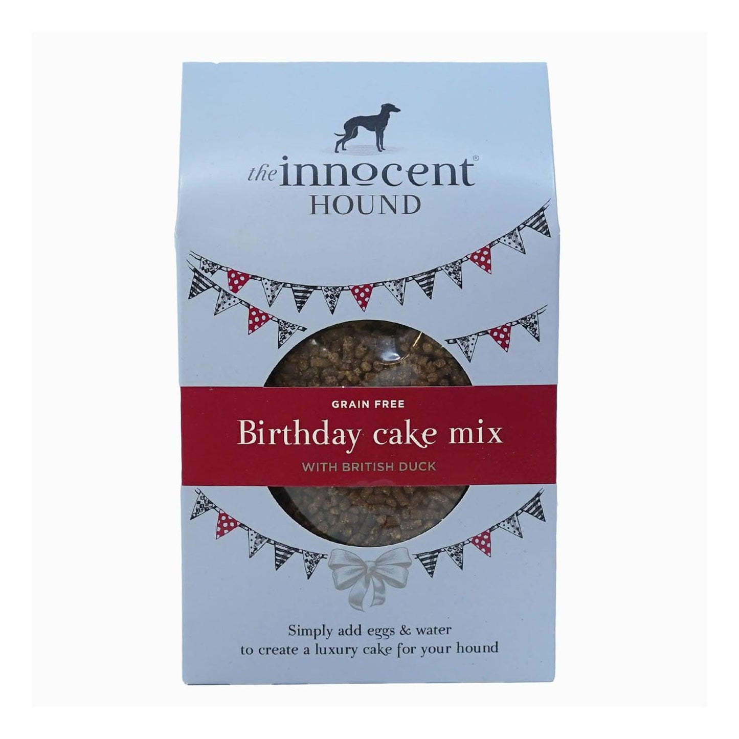 The Innocent Hound Birthday Cake Mix With British Duck 255G - Ormskirk Pets