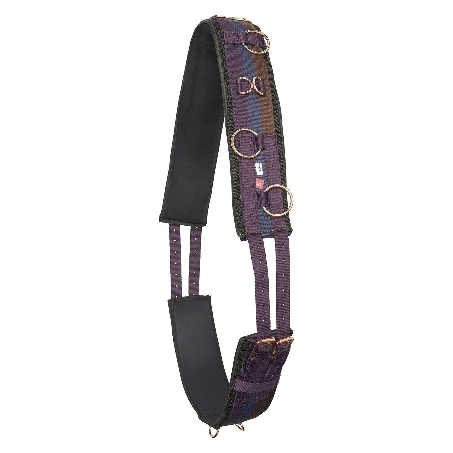 IMPERIAL RIDING LUNGING GIRTH DELUXE EXTRA MULTI BORDEAUX - Ormskirk Pets