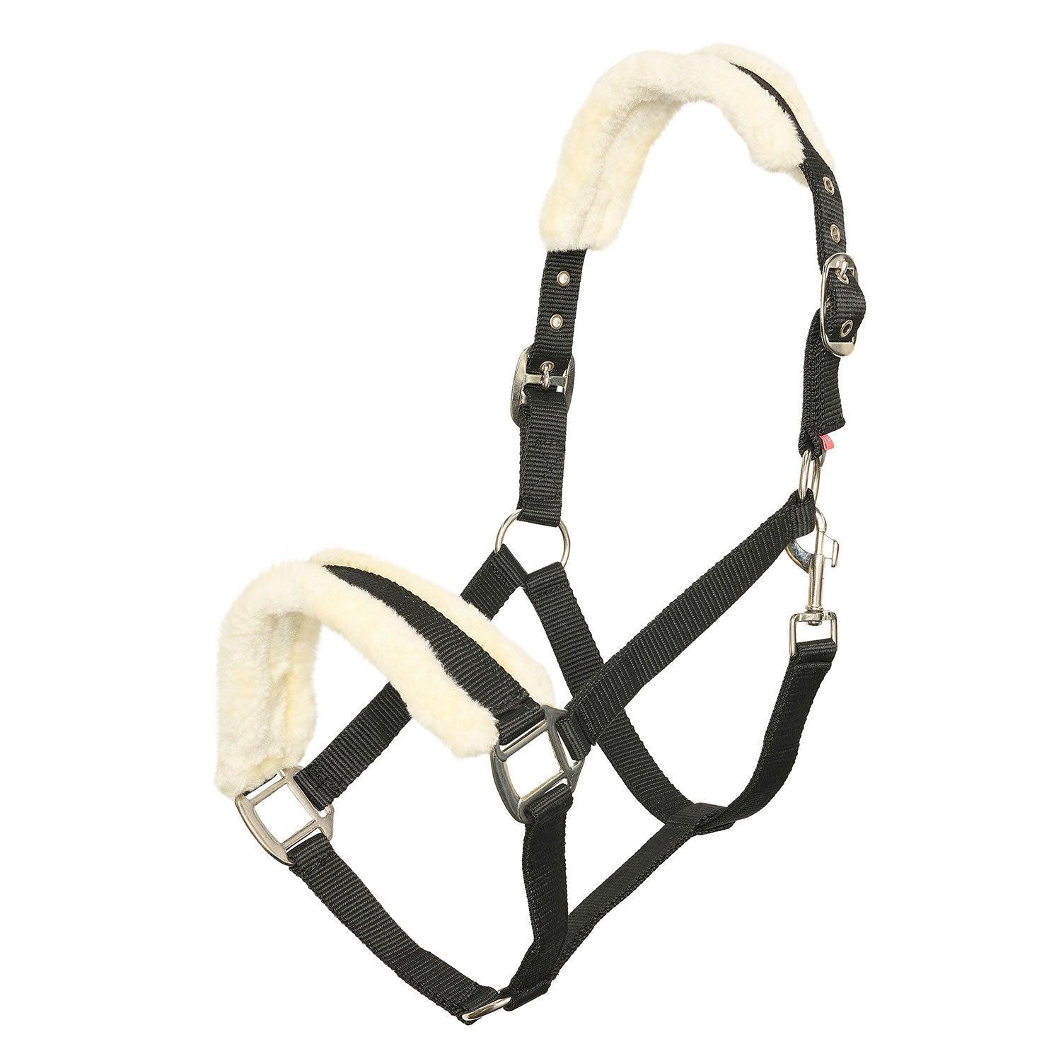 IMPERIAL RIDING HEADCOLLAR IRHCLASSIC FUR BLACK - Ormskirk Pets