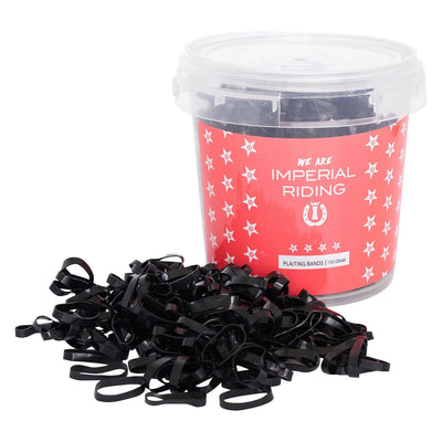 IMPERIAL RIDING PLAITING BANDS PROFI-BOX BLACK - Ormskirk Pets