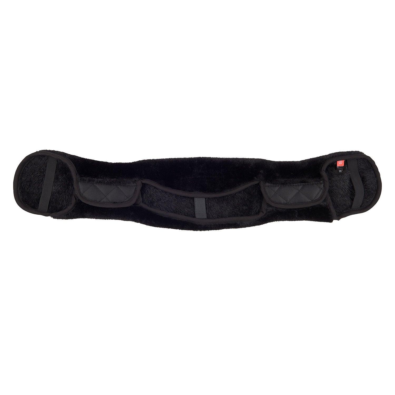 IMPERIAL RIDING GIRTH COVER FUR IRHGO STAR BLACK - Ormskirk Pets