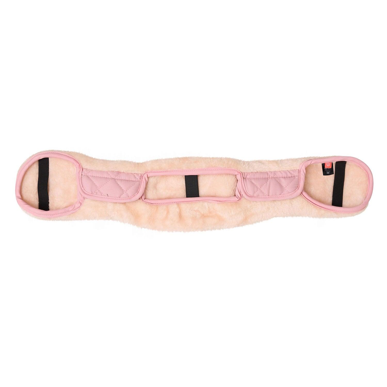 IMPERIAL RIDING GIRTH COVER FUR IRHGO STAR CLASSY PINK - Ormskirk Pets