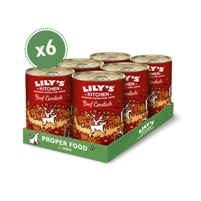 Lily's Kitchen Dog Beef Goulash 400g x 6 - Ormskirk Pets