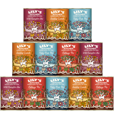 Lily's Kitchen Grain Free Recipes 12 x 400g Multipack Wet Dog Food