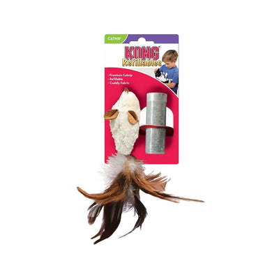 Kong Cat Refillables Feather Mouse - Ormskirk Pets