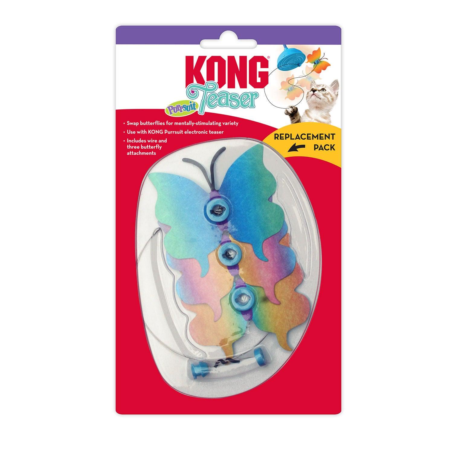 Kong Cat Teaser Purrsuit Butterfly Replacement Pack - Ormskirk Pets