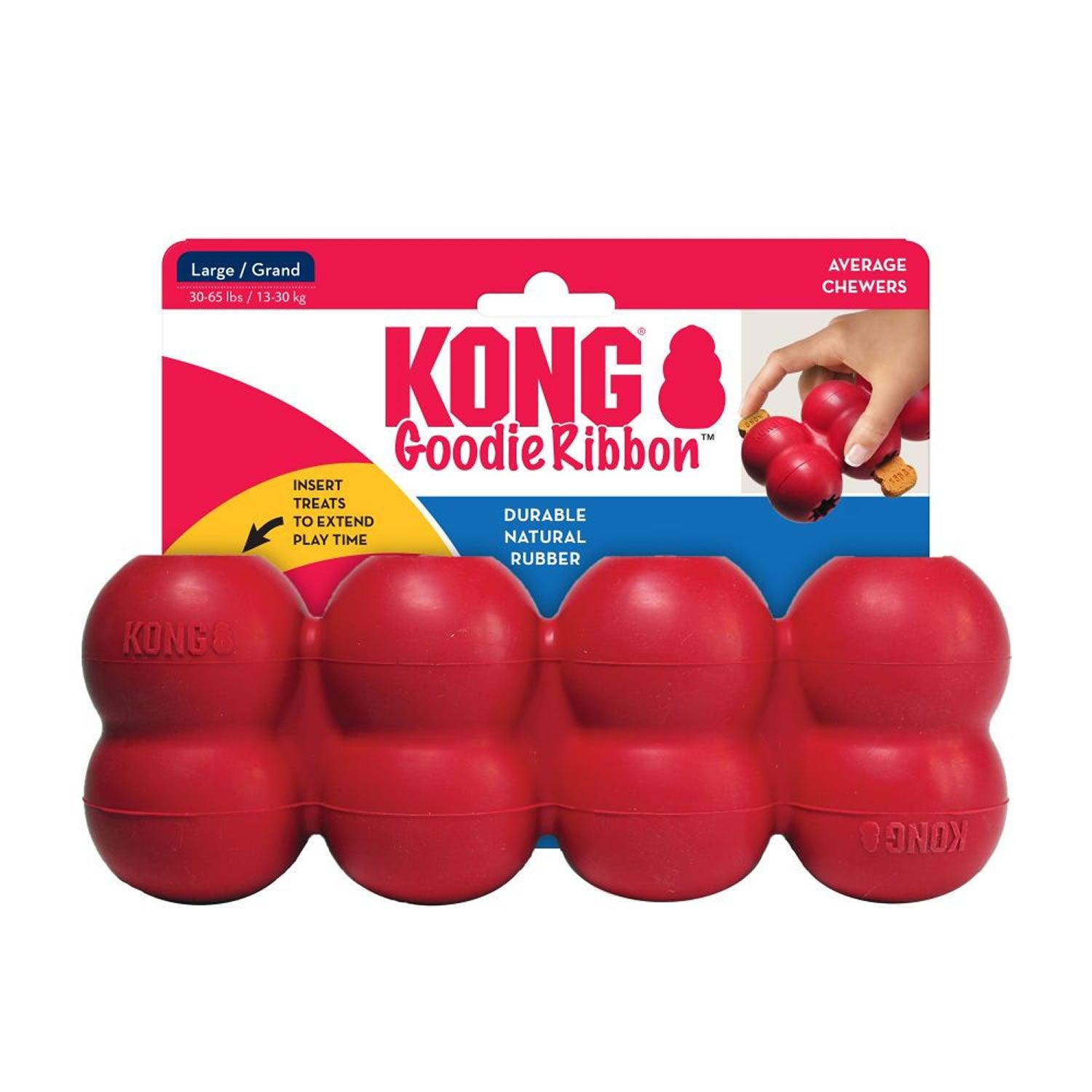 Kong Goodie Ribbon Large Red - Ormskirk Pets