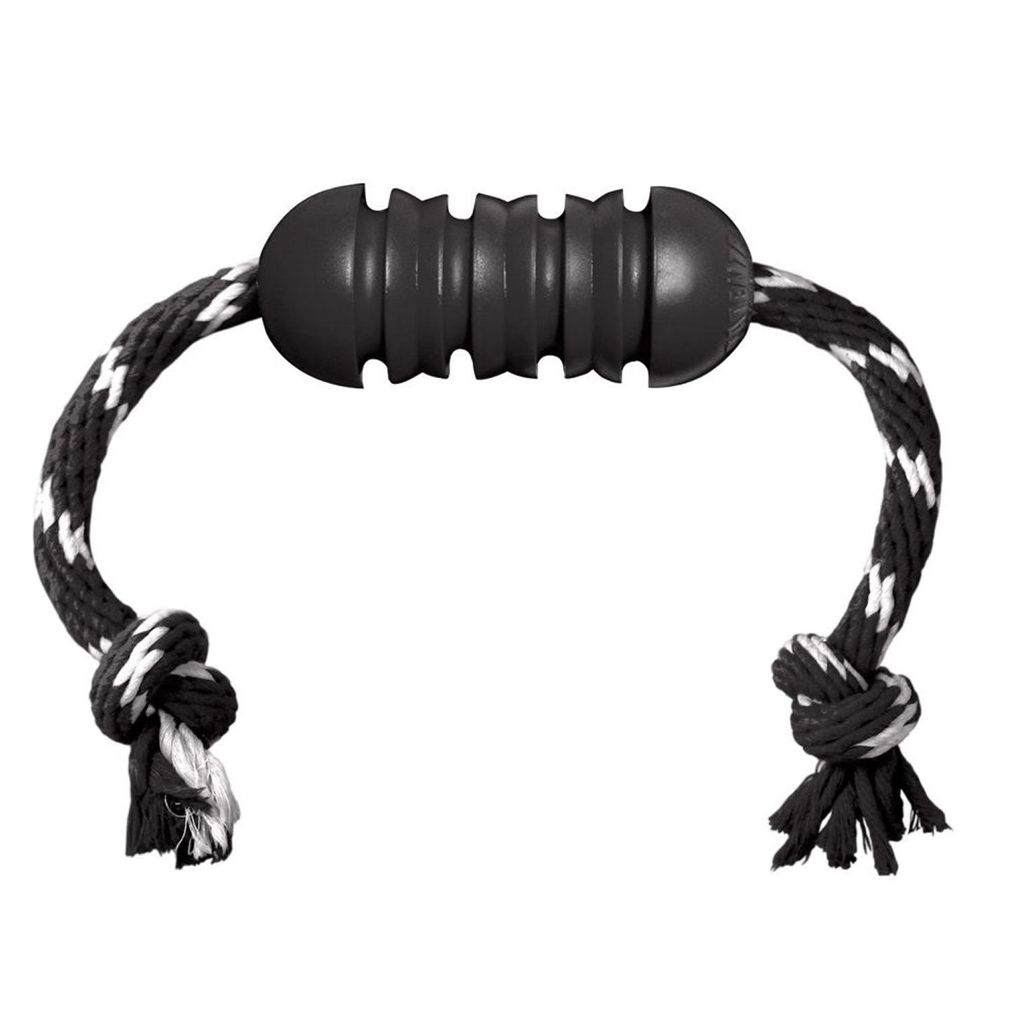 Kong Extreme Dental With Rope Medium Black - Ormskirk Pets