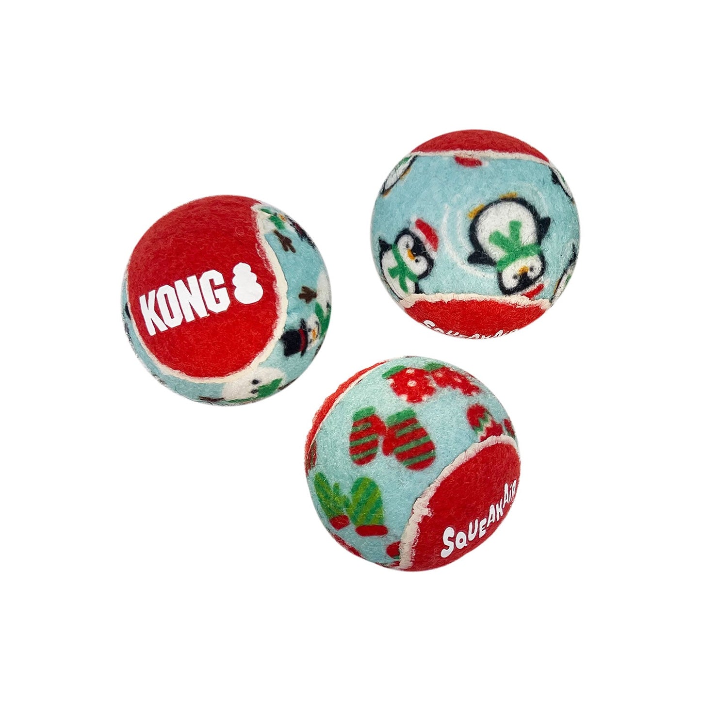 KONG HOLIDAY SQUEAKAIR BALLS