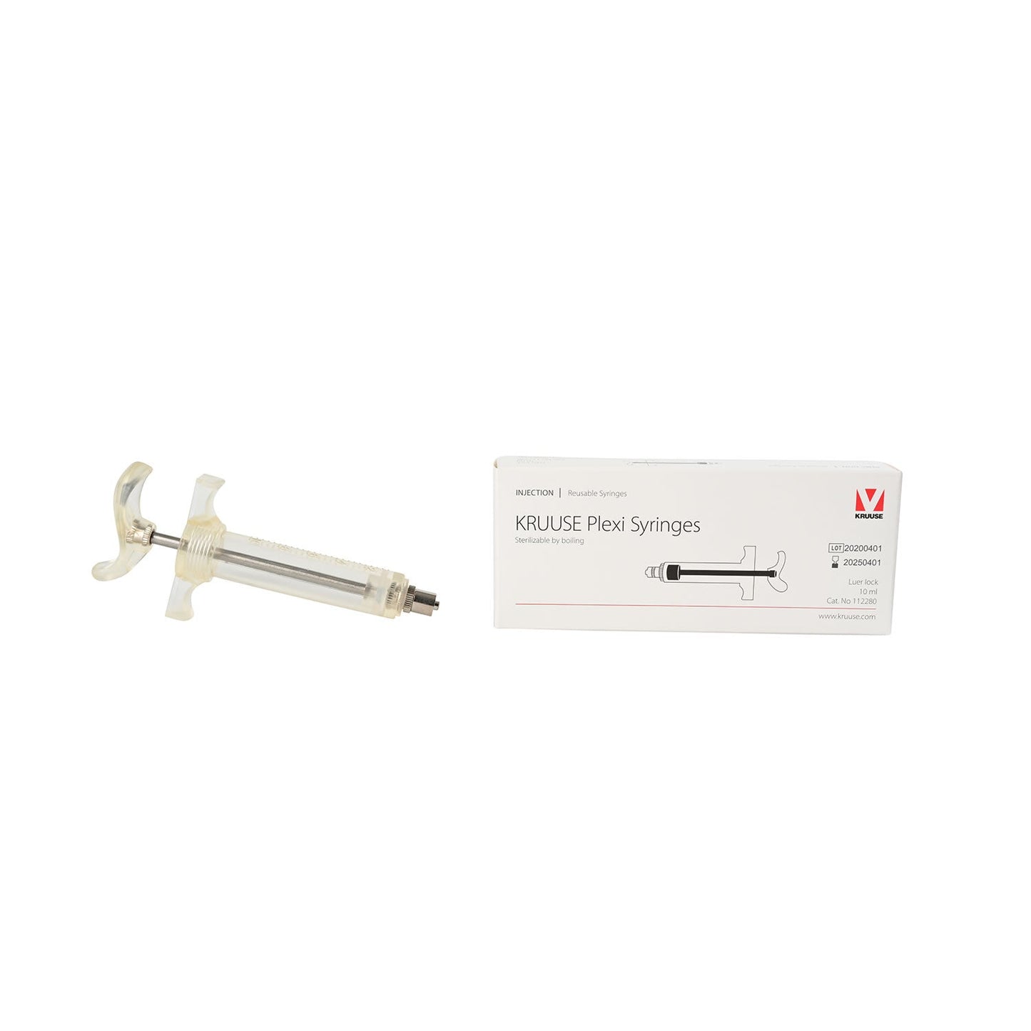 KRUUSE PLEXI SYRINGE REUSABLE 10 ML