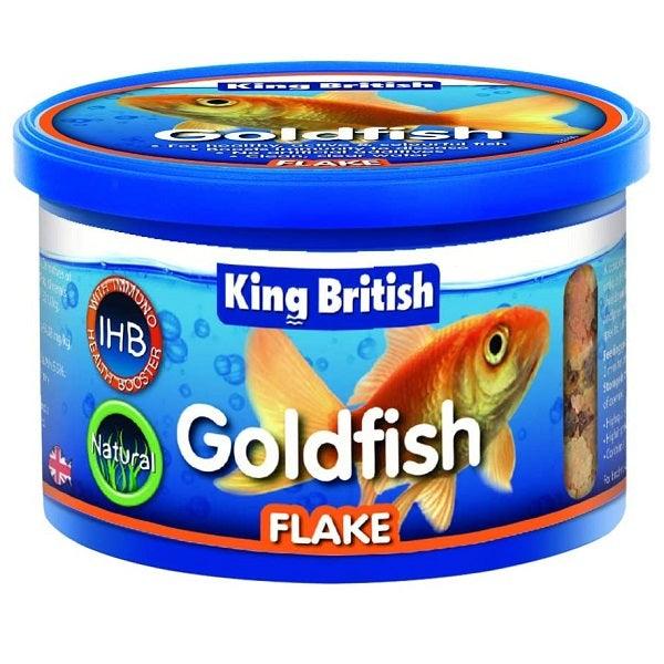 King British Goldfish Flake Food, 12g - Ormskirk Pets