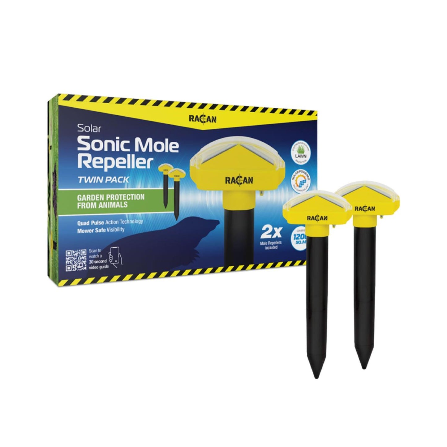 LODI RACAN SOLAR SONIC MOLE REPELLER - Ormskirk Pets