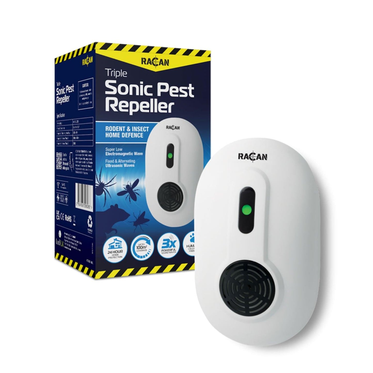 LODI RACAN TRIPLE SONIC PEST REPELLER - Ormskirk Pets