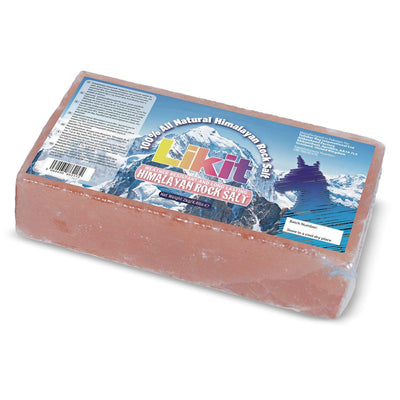 Likit Himalayan Rock Salt Lick Brick - 2 Kg - Ormskirk Pets