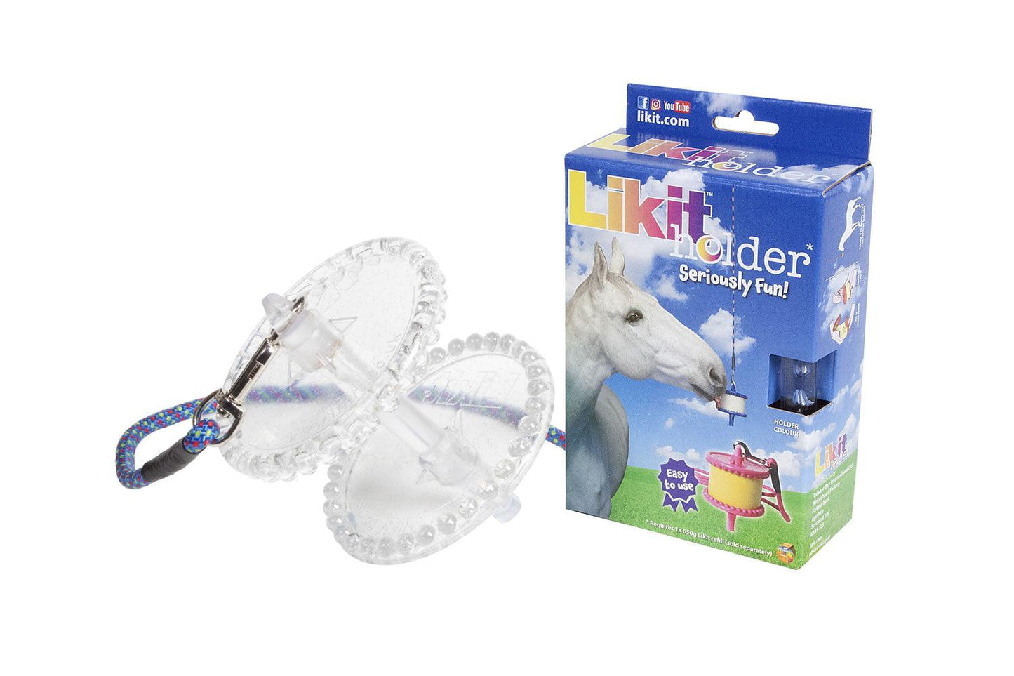 Likit Holder Clear Glitter - Ormskirk Pets