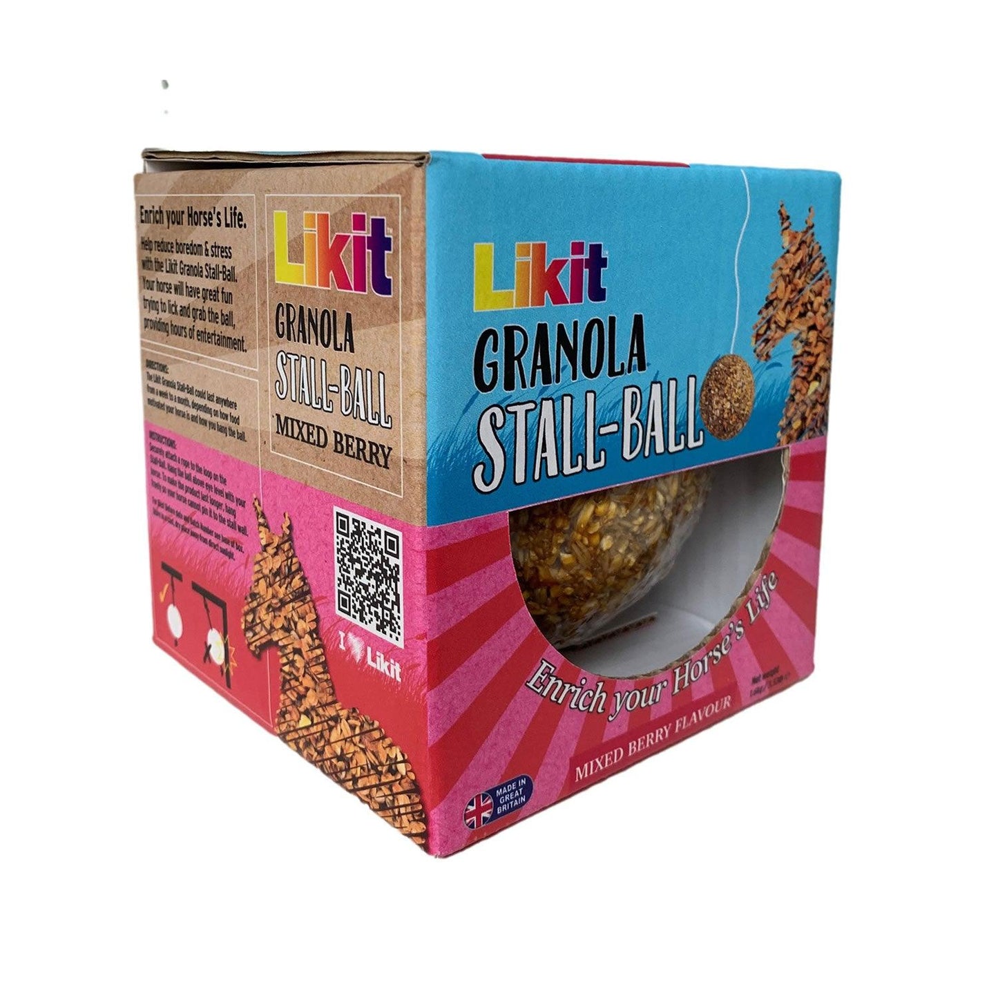 Likit Granola Stall-Ball 1.6kg Mixed Berry - Ormskirk Pets