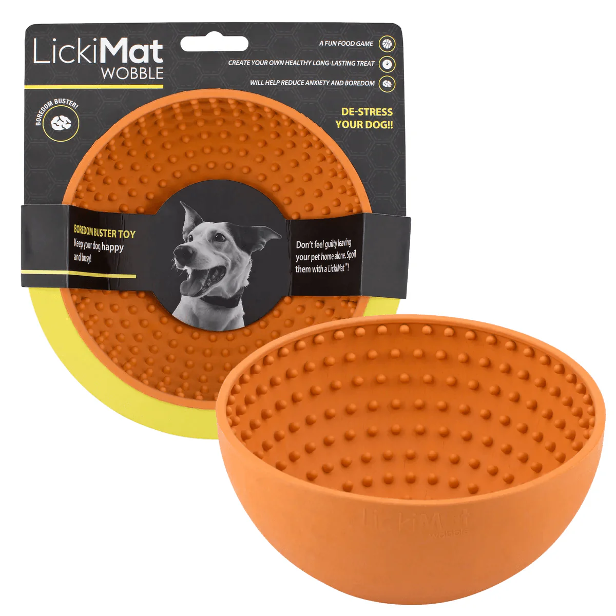 Lickimat Wobble Orange - Ormskirk Pets