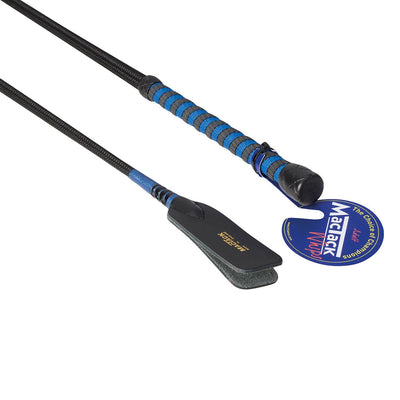 Mactack Riding Whip & No31 N/H Keeper S55/W 26 Black & Black/Blue Handle - Ormskirk Pets