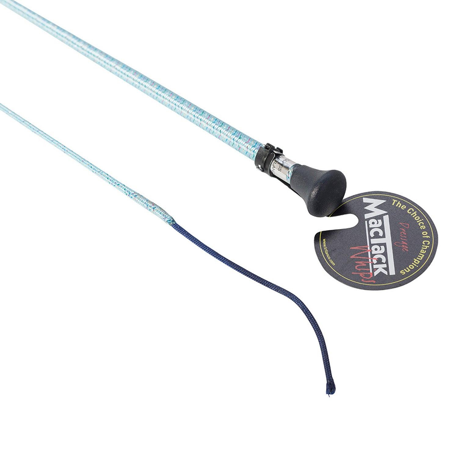 Mactack Dressage Whip S114 39" Light Blue Sparkle - Ormskirk Pets