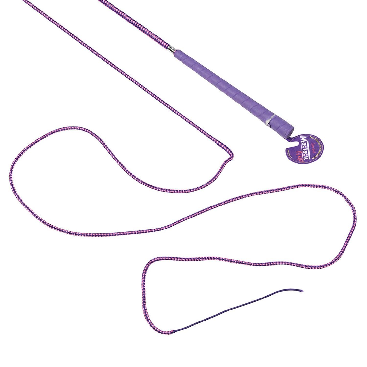 Mactack Lunge Whip R443 66" Cerise/Purple Diamond - Ormskirk Pets