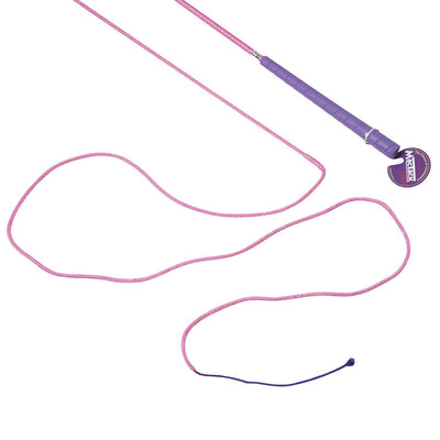 Mactack Lunge Whip R448 66" Cerise Sparkle