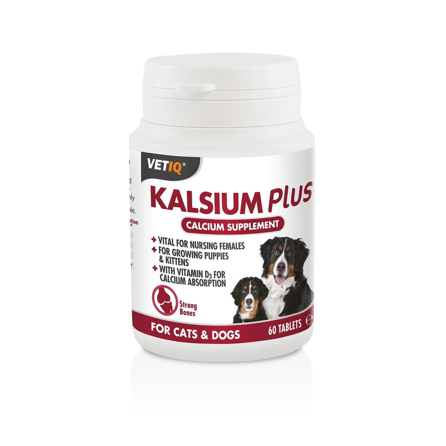 Vetiq Kalsium Plus Tablets For Cats & Dogs 60 Pack - Ormskirk Pets