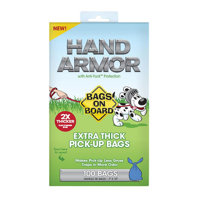 Bags On Board Hand Armour 2X Extra Thick Pick-Up Bags 100 Bags - Ormskirk Pets