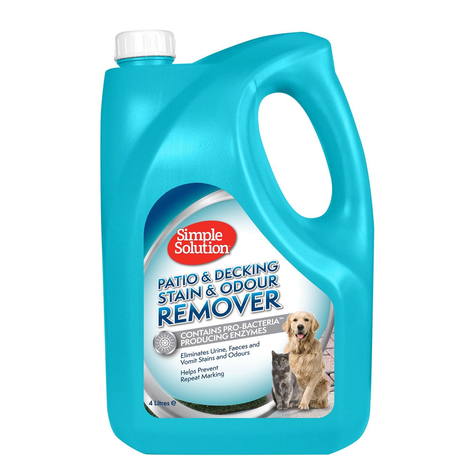 Simple Solution Patio & Decking Stain Odour Remover 4ltr - Ormskirk Pets